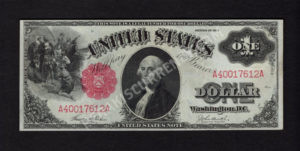 Legal Tender 36 1917 $1 typenote Front