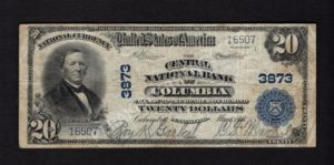 652 Columbia, Pennsylvania $30 1902 Nationals Front