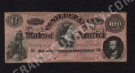 T65 $100 1864 confederates