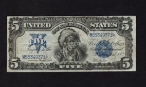 Silver Cert. 278 1899 $5 typenote Front