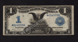 Silver Cert. 233* 1899 $1 typenote Front
