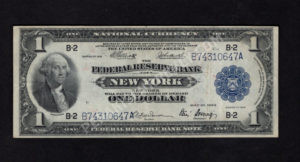 FRBN 713 1918 $1 typenote Front