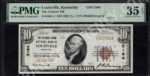 Kentucky 1801-1 Louisville $10 nationals