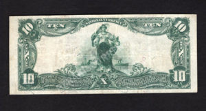 613 Philadelphia, Pennsylvania $10 1902RS Nationals Back