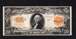 Gold Certificates 1187 1922 $20 typenote Front