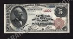 469 New York, New York $5 1882BB Nationals