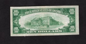 1801-2 Pennsburg, Pennsylvania $10 1929II Nationals Back
