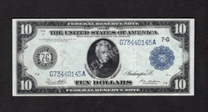 FRN 931b 1914 $10 typenote Front