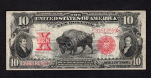 Legal Tender 122 1901 $10 typenote Front