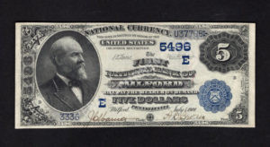 574 Milford, Pennsylvania $5 1882VB Nationals Front