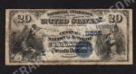 581 Wilkinsburg, Pennsylvania $20 1882VB Nationals