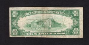 1801-1 Athens, Pennsylvania $10 1929 Nationals Back