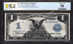 Silver Cert. 236 1899 $1 typenote Front