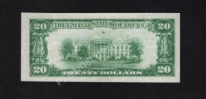 1802-1 Kennett Square, Pennsylvania $20 1929 Nationals Back