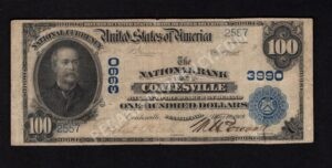 700 Coatesville, Pennsylvania $100 1902 Nationals Front