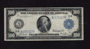 FRN 1089 1914 $100 typenote Front