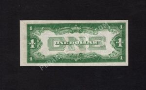 FR 1600 1928 $1 Silver Certificates Back