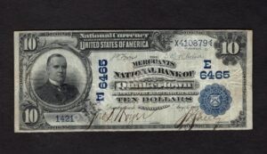 616 Quakertown, Pennsylvania $10 1902DB Nationals Front