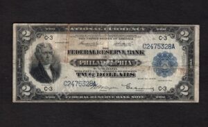 FRBN 754 1918 $2 typenote Front