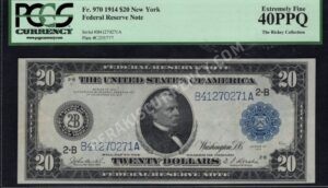 FRN 970 1914 $20 typenote Front