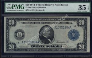 FRN 966 1914 $20 typenote Front