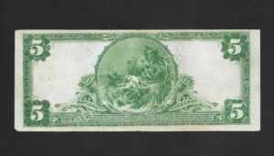 598 Allentown, Pennsylvania $5 1902 Nationals Back