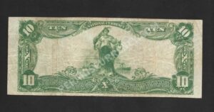 624 Lewisburg, Pennsylvania $10 1902 Nationals Back