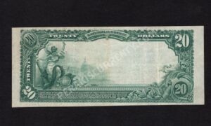 652 Dover, Pennsylvania $20 1902 Nationals Back