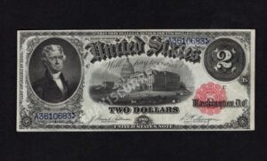 Legal Tender 56 1880 $2 typenote Front