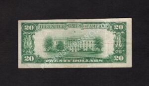 1802-2 Jersey City, Pennsylvania $20 1929II Nationals Back