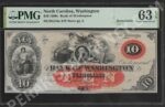 Washington $10 North Carolina obsolete