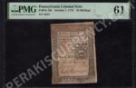 169 $20 Shillings Pennsylvania colonials