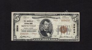 1800-2 Mountville, Pennsylvania $5 1929II Nationals Front