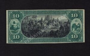 416 Perkiomen, Pennsylvania $10 1875 Nationals Back