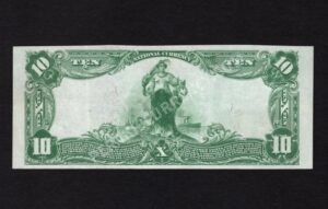 627 Orwigsburg, Pennsylvania $10 1902 Nationals Back