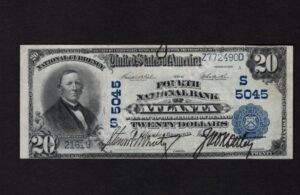 658 Atlanta, Georgia $20 1902 Nationals Front