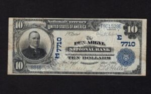 624 Pen Argyl, Pennsylvania $10 1902 Nationals Front