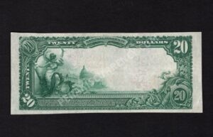 652 Fairfield, Pennsylvania $20 1902 Nationals Back