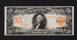 Gold Certificates 1185 1906 $20 typenote Front