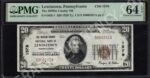 Pennsylvania 1802-1 Lewistown $20 nationals