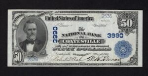 677 Coatesville, Pennsylvania $50 1902 Nationals Front