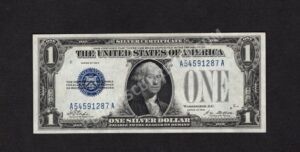 FR 1600 1928 $1 Silver Certificates Front