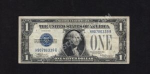 FR 1604 1928D $1 Silver Certificates Front