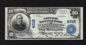 627 Cleveland , Ohio $10 1902 Nationals Front
