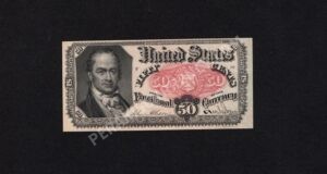 FR 1381 $0.50 5th Issue fractionals Front