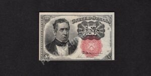 FR 1265 $0.10 5th Issue fractionals Front