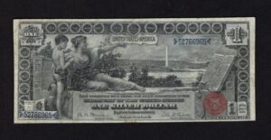 Silver Cert. 225 1896 $1 typenote Front