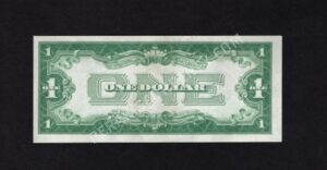 FR 1601 1928A  $1 Silver Certificates Back