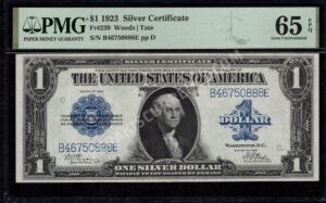 Silver Cert. 239 1923 $1 typenote Front
