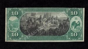 419 Defiance, Ohio $10 1875 Nationals Back